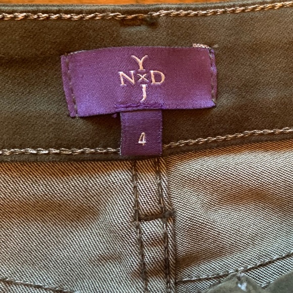 🔴💚 EUC NYDJ Alina Skinny Ankle Pants in "Loden" green - Size 4 - Picture 10 of 14